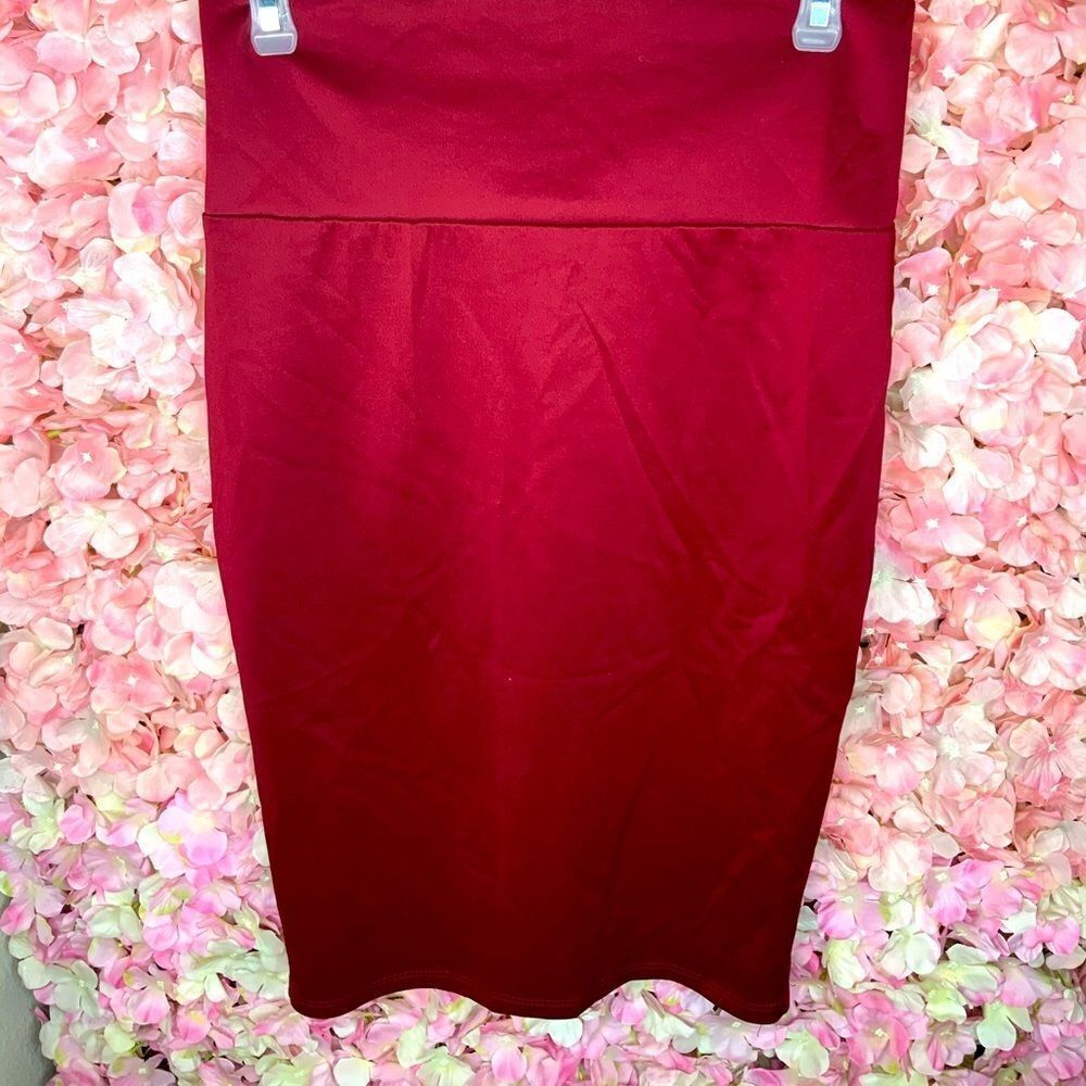 Burgundy Pencil Skirt!